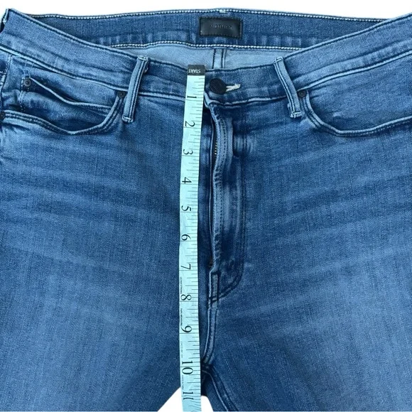 MOTHER - The Mid-Rise Dazzler AnkleJean in We The Animals Wash -Size 32